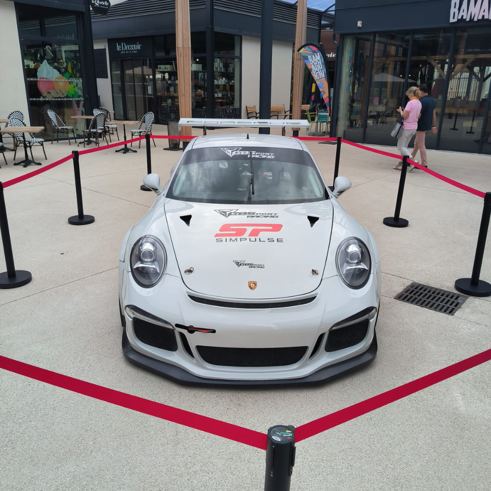 Porsche 911 GT3 Cup de GBSport, avec simpulse