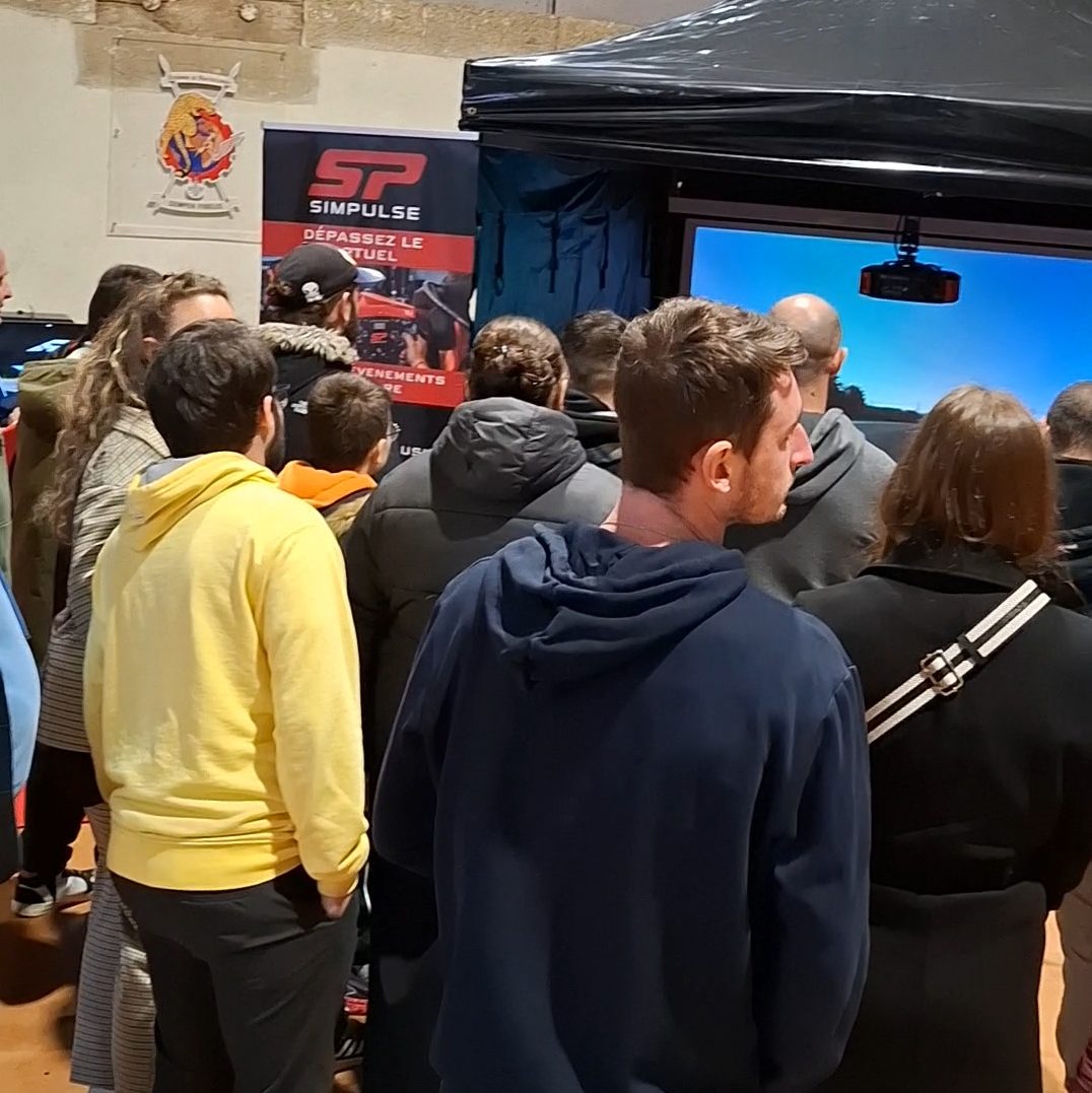 Les spectateurs pendant le team building de simpulse en bourgogne.